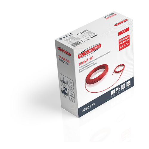 Комплект теплого пола (кабель) AC ELECTRIC ACMC 2-18-1200