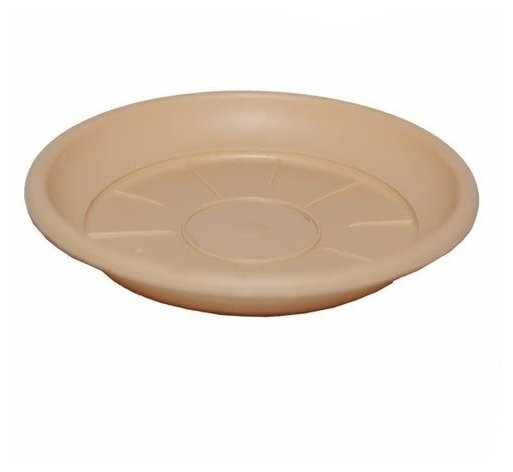 Поддон для цветочного горшка 250 мм бежевый