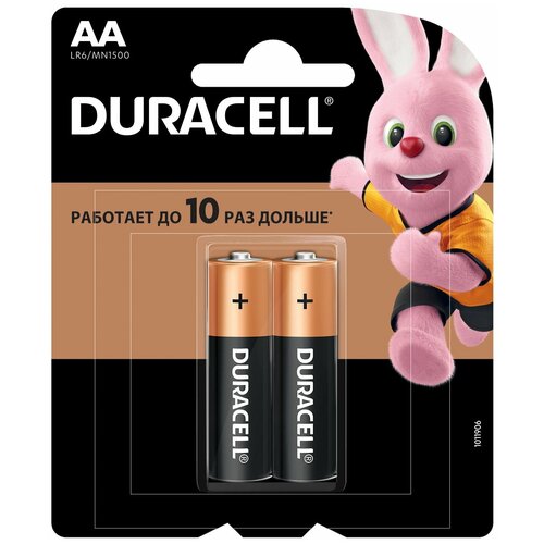 фото Батарея duracell basic cn lr6-2bl mn1500 aa (2шт)