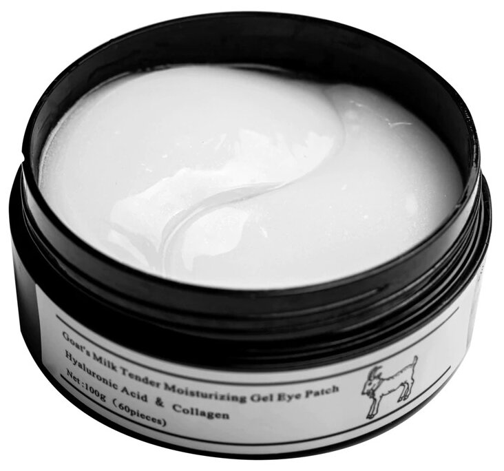 Detvfo Гидрогелевые патчи для глаз с экстрактом козьего молока Goat's Milk Tender Moisturizing Gel Eye Patch, 60 шт. - фотография № 3