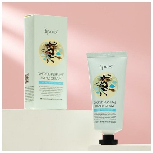 Крем для рук Epoux смягчающий, с белым хлопком, 80 мл(В наборе1шт.)