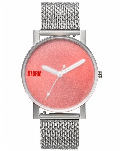 Наручные часы STORM Mesh Наручные часы Storm NEW BLAST V2 MESH RED 47457/R, серебряный