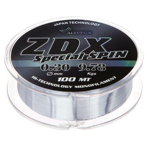 фото Леска "allvega" zdx special spin 0.30 100м