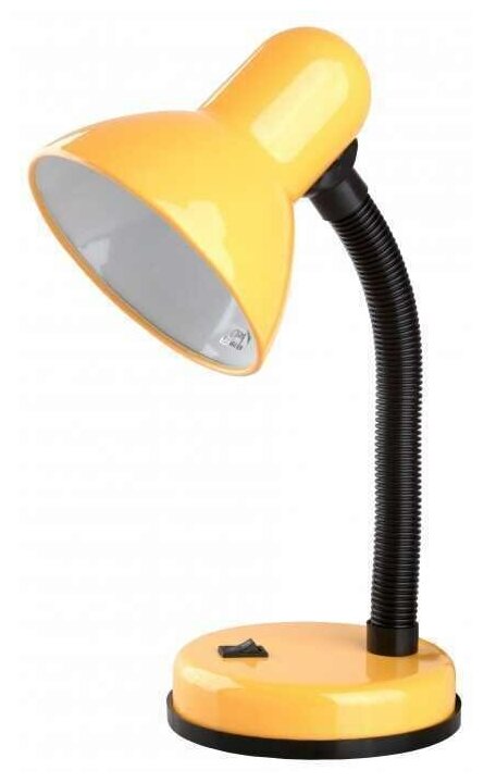 General Светильник настольный Цвет товара желтый Тип цоколя E27 Вид питания От сети 220В  Степень защиты IP20