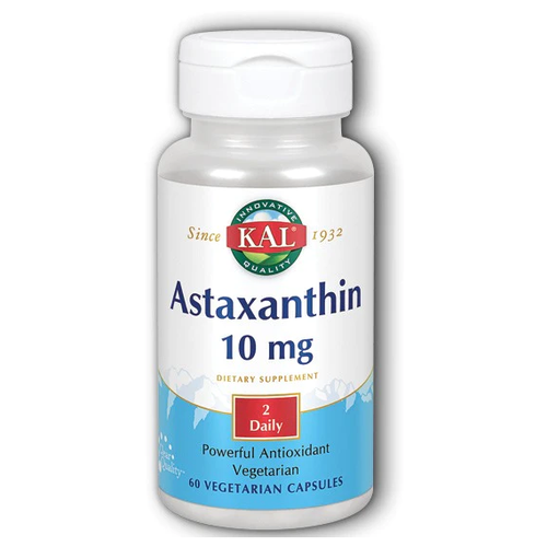 Astaxanthin 10 mg (Астаксантин) 60 капсул (KAL)