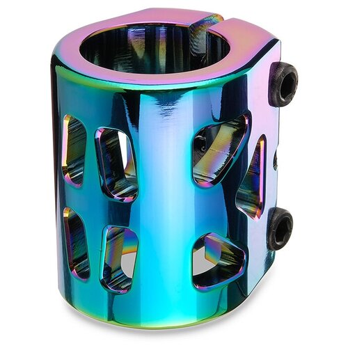 вилка fox pro fox hic 110 mm neo chrome Хомут Fox Pro тез Ihc D31.8, 3 Bolt Standart Sized Neo-chrome, Neochrome