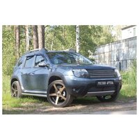 Защитная сетка решетки переднего бампера для Renault Duster 2010-2015