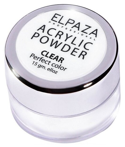 ELPAZA пудра Acrylic Powder, 15 мл, clear