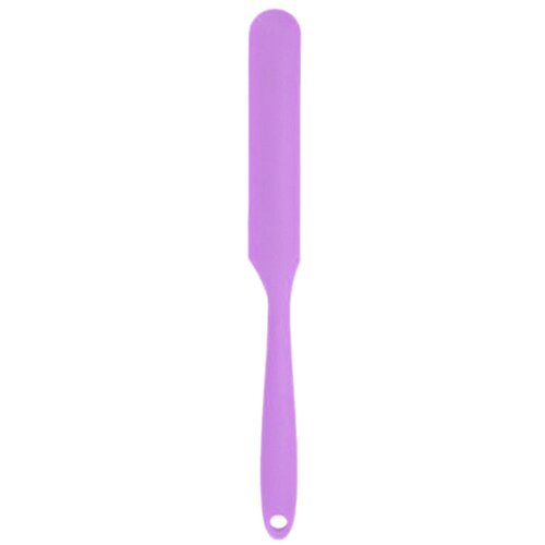 Силиконовая кулинарная лопатка - нож, 24.5х2.5 см, сиреневый