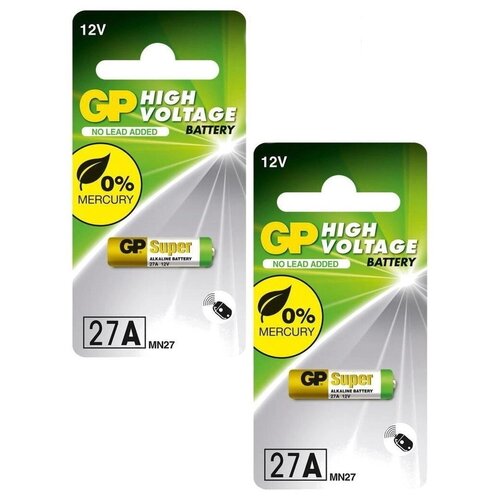 Батарейка GP 27A High Voltage Alkaline 12V (1 шт) - 2 блистера