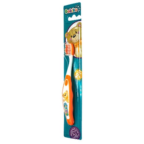 Зубная щётка Babiko Для Детей 3+ 1 шт зубное паста глистер 151мл