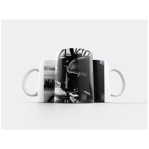 фото Кружка "чернить, крупный план, мотоцикл" 320 мл lotsprints