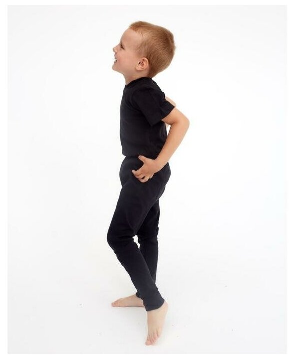Кальсоны для мальчика (термо), цвет чёрный, рост 134 см (36) - фотография № 9