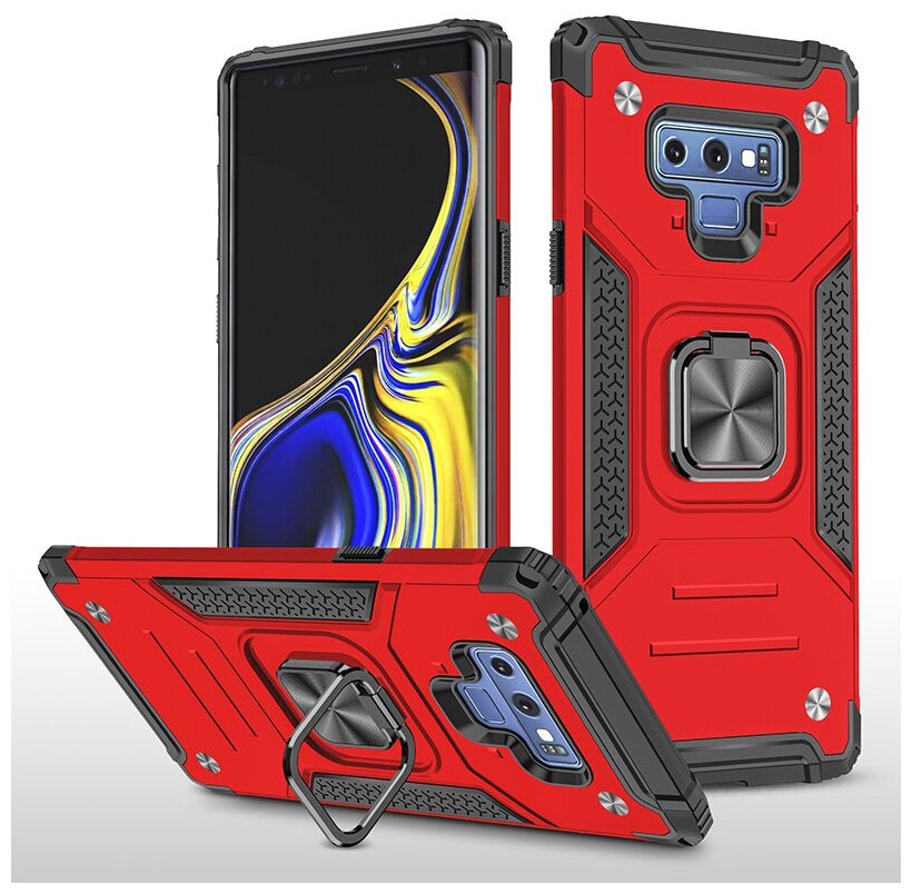 Противоударный чехол Legion Case для Samsung Galaxy Note 9 красный