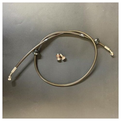 Армированный шланг тормозной для Kawasaki VN900 Classic 2006-2010 Оригинальное расположение, один шланг пять шлангов