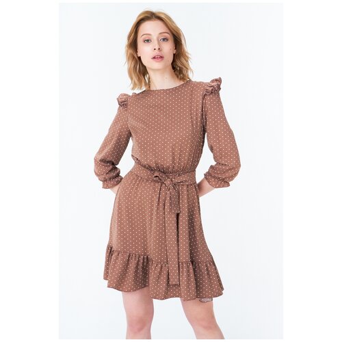 фото Платье elardis, размер 46/m, коричневый
