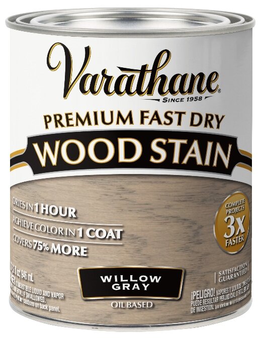 Морилка - Масло Для Дерева Varathane Premium Fast Dry Wood Stain цвет пепельная ива 0,946 л