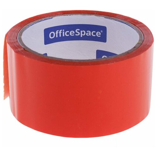 Клейкая лента (скотч) упаковочная OfficeSpace (48мм x 40м, 45мкм, оранжевая) (КЛ_6289)