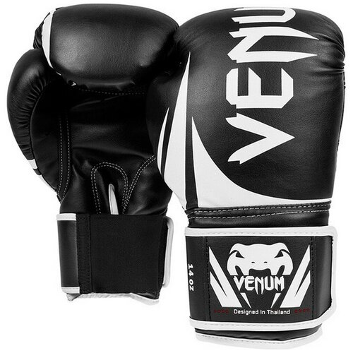 фото Боксерские перчатки venum challenger 2.0 boxing gloves black 10 унций