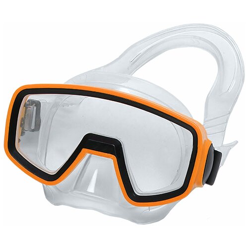 фото E33136-3 маска для плавания (пвх) (оранжевая) smart athletics