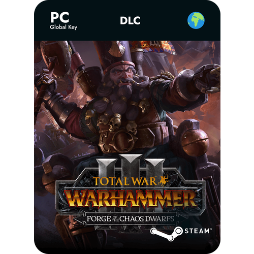 Total War WARHAMMER III 3 часть - Forge of the Chaos Dwarfs DLC Steam Все страны 3399₽