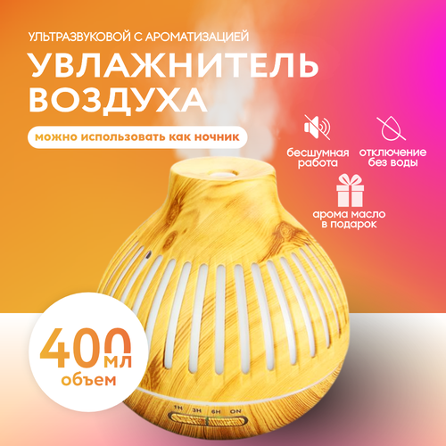 Увлажнитель воздуха Ультразвуковой аромадиффузор светлое дерево 181800₽