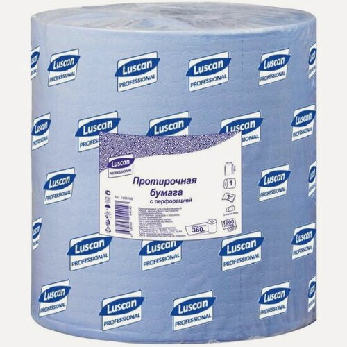 Изображение товара Бумага протирочная Luscan Professional W1 голубая (360 метров в рулоне)