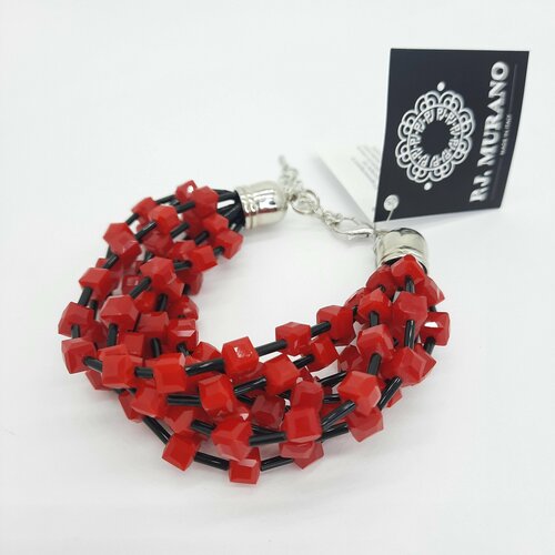 Браслет PJ Murano, красный