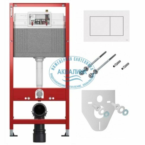 Инсталляция TECEbase 2.0 для подвесного унитаза с панелью смыва now белая 9400413