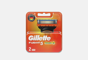 Сменные кассеты 2шт. Gillette Fusion Power / количество 2 шт