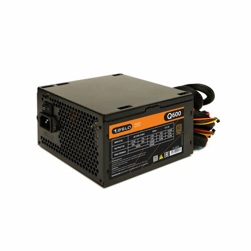 Блок питания 600Вт TESLA Q600 PPFC120мм PCI-E6SATA80BronzeTS-Q600 307400₽