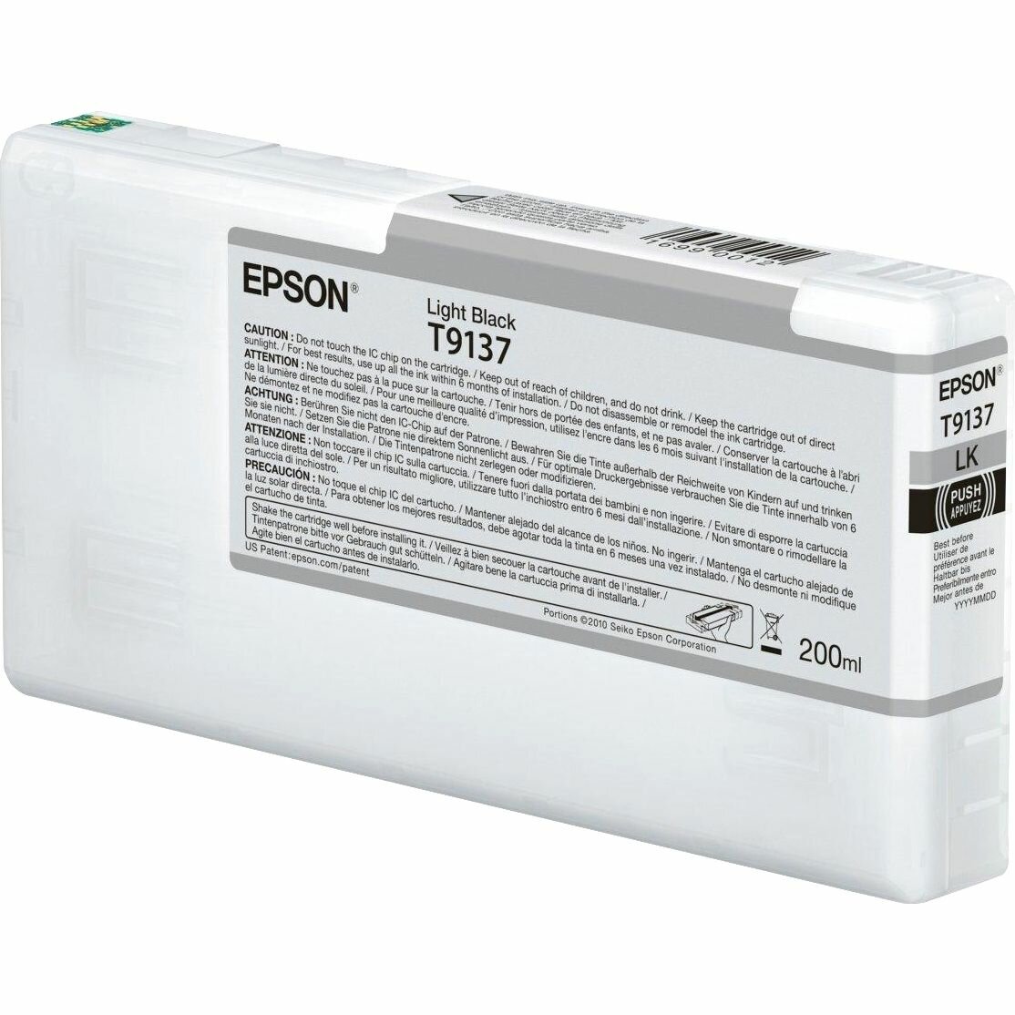 Картридж для струйного принтера EPSON T9137 Light Black (C13T913700)-