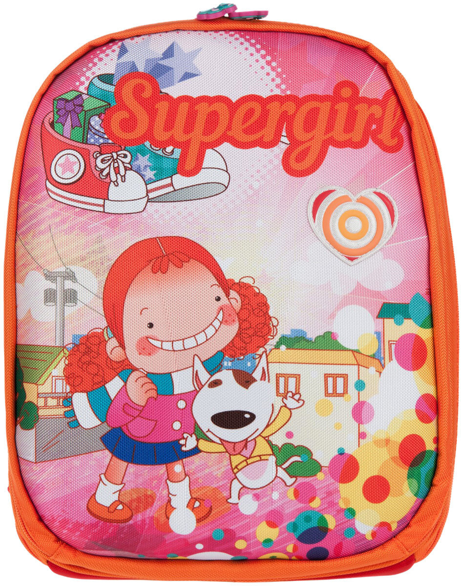 Ранец ученический для девочек, школьный рюкзак, для детей, на 1 сентября, ортопедический, оранжевый, Alliance for Kids 5-800-1490