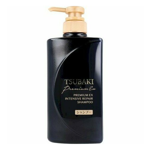 SHISEIDO TSUBAKI PREMIUM EX Интенсивный восстанавливающий шампунь для волос с маслом камелии 490 мл 1922₽