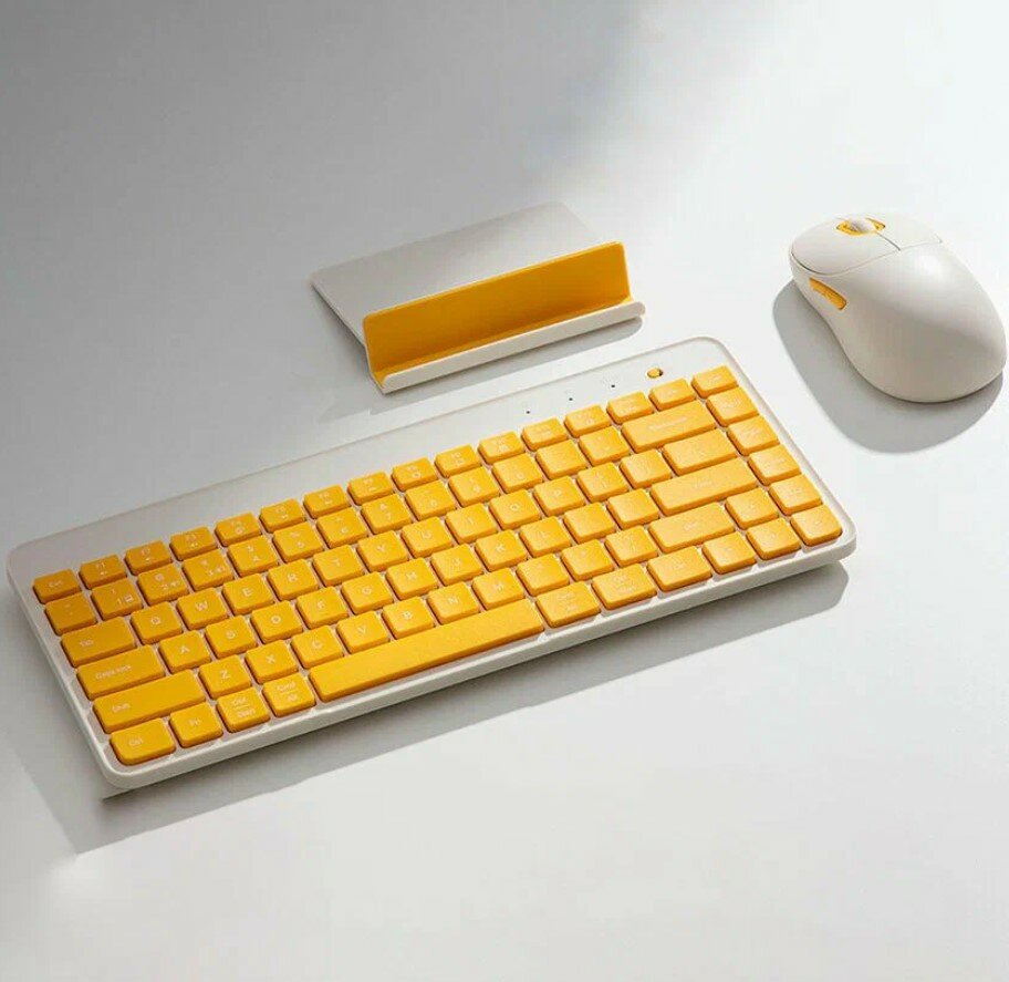 Беспроводная клавиатура Xiaomi Mi Dual Mode Wireless Keyboard (XMBXJP01YM) Yellow