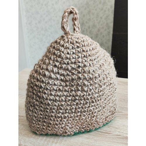 Шапка для бани джутовая