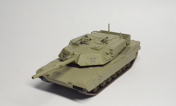Масштабная модель 1/72, танк М1А1НА Абрамс