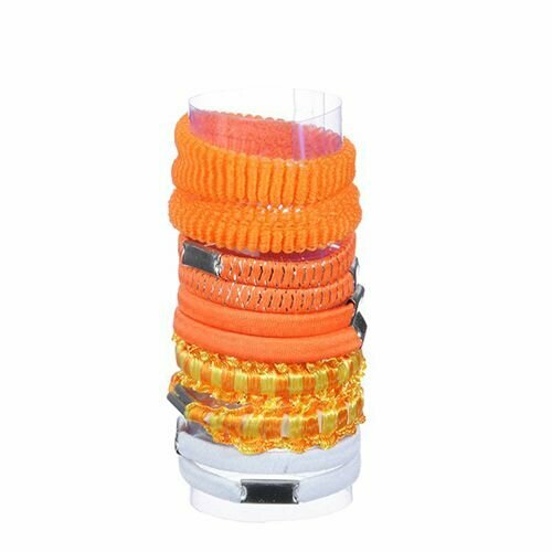 Beriotti Набор резинок для волос, 10шт, в тубе, 4см, полиэстер