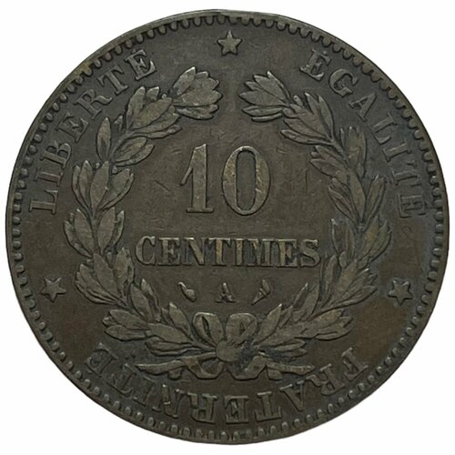 Франция 10 сантимов 1897 г. (A)