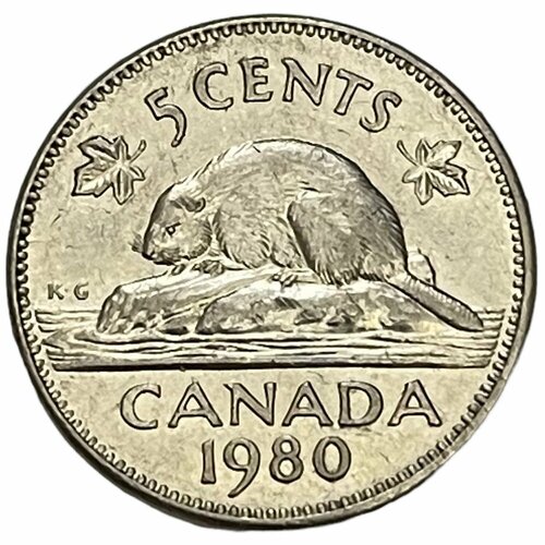 Канада 5 центов 1980 г. (Лот №2)