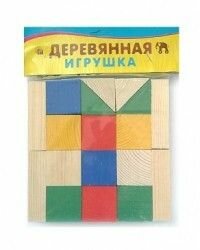 Деревянная игрушка. деревянный конструктор (18 элементов)