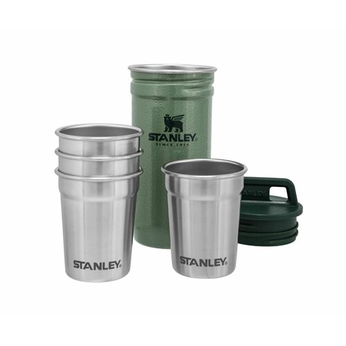 Набор Стопок 4 штуки в футляре Зеленый маркировки Stanley коррозионностойкая сталь 5200₽