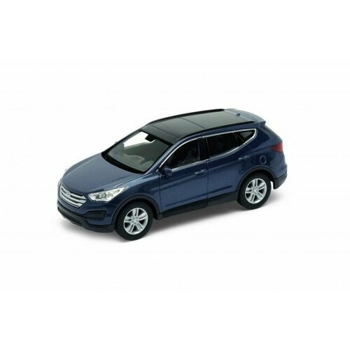 Машинка WELLY 1:38 Hyundai Santa Fe Синий пруж. мех. hyundai santa fe santa fe classic hyundai 2000 2006 гг вып с бенз g4jp мпрофессионал