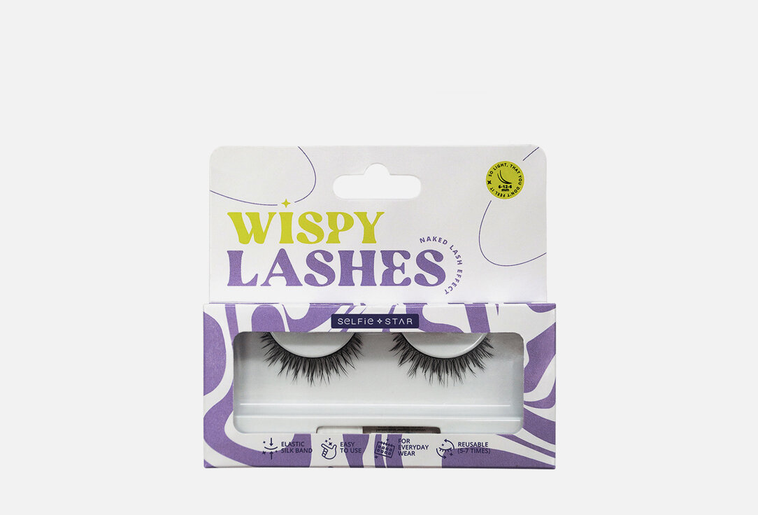 Накладные ресницы Selfie Star Eyelashes Wispy Day-to-Night Look, SSLD20 / количество 2 шт