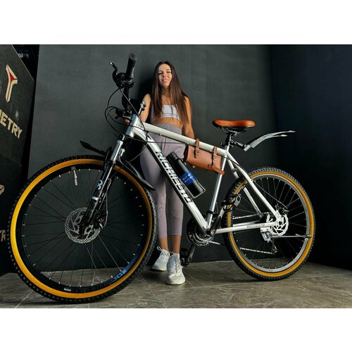 Велосипед 275 Richiesto алюминиевая рама 21 Горный ВзрослыйПодростковый Лёгкий сереброкоричневый 2610000₽