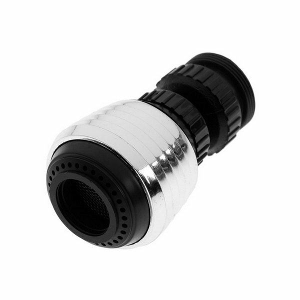 фото Аэратор Z3598, поворотный, на шарнире, 2 режима, хром/черный