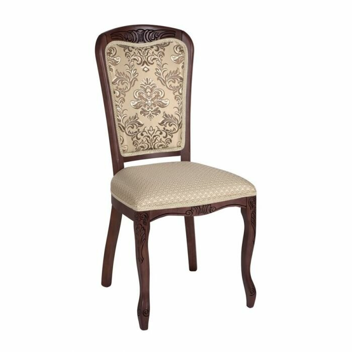 фото Стул Мартин (тон 317 + патина черная/ткань Агата серая/компаньон (Ц))