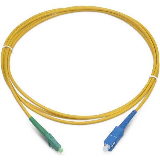 Патч-корд оптический Toplan , симплексный, LC/APC-SC/UPC, SM 9/125, 10 м, LSZH