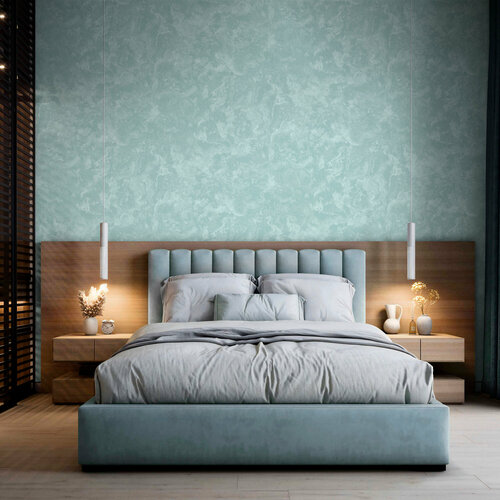 Обои винил горячего тиснения Эфир изумруд 1,06x10м NA8786-16