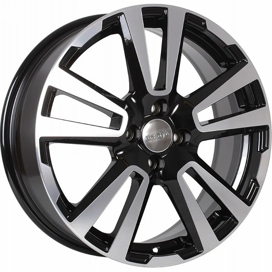 Колесный диск КиК КС874 6,5x17 4x100 ET43 60,1 Алмаз черный